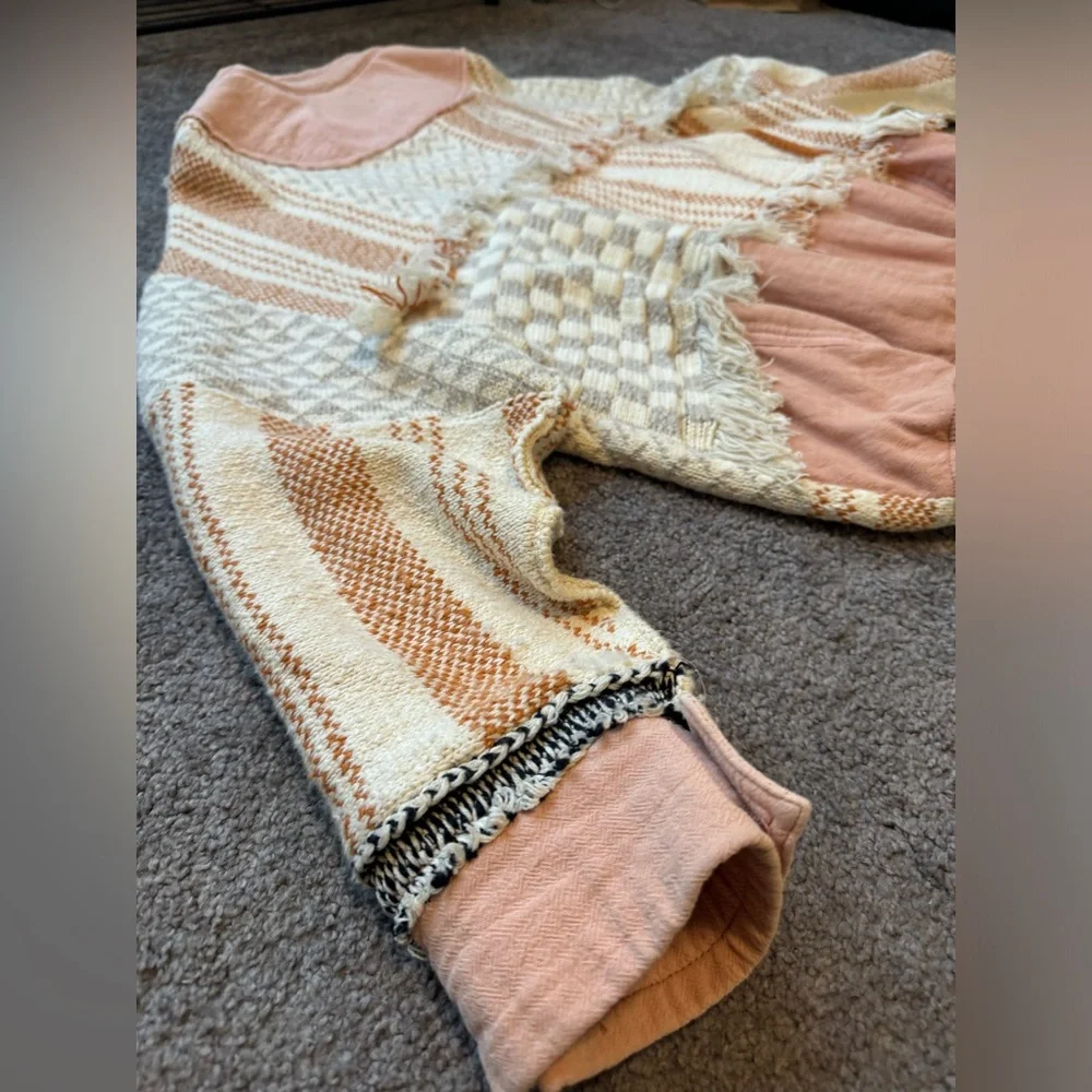 COPY - Free People rare sweater fringe jacket. - Picture 3 of 8